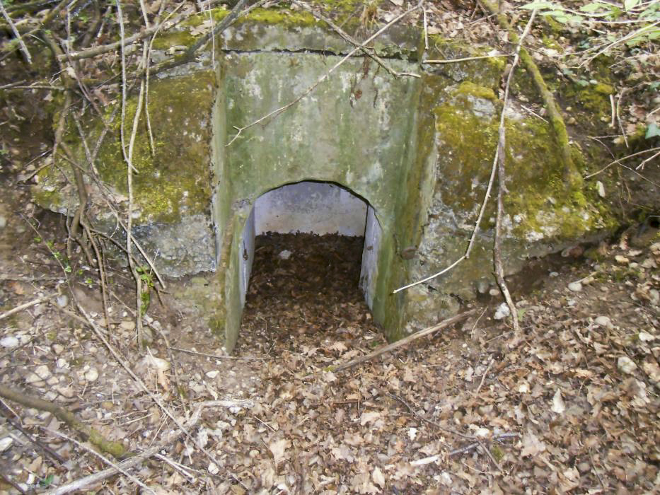 Ligne Maginot - HETTENSCHLAG 5 - (Blockhaus pour arme infanterie) - La première entrée - 42RIF