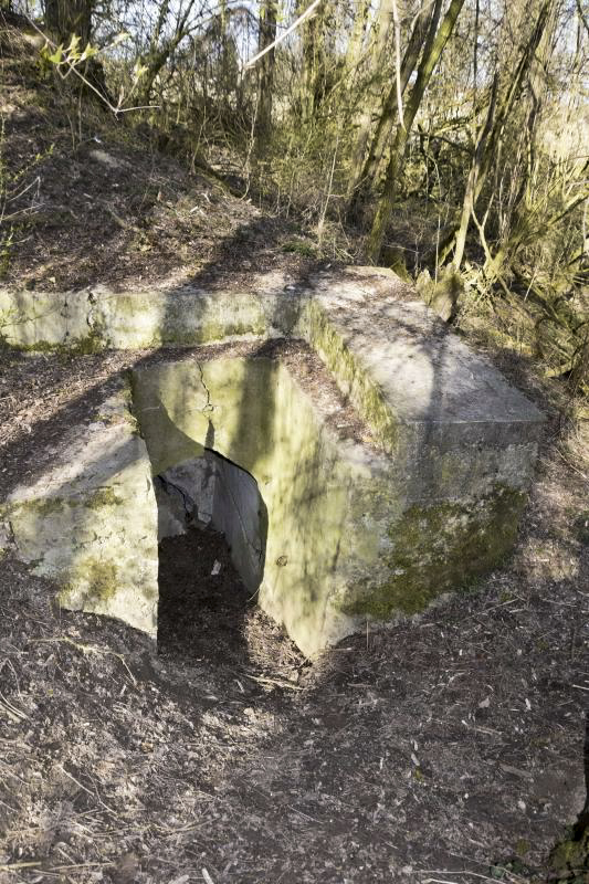 Ligne Maginot - OBERSAASHEIM OUVRAGE 1 - (Blockhaus pour arme infanterie) - Entrée est - D.Froehly