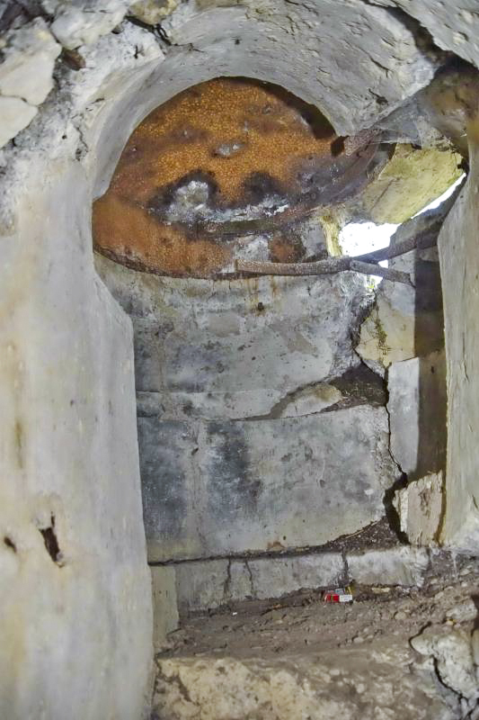 Ligne Maginot - OBERSAASHEIM OUVRAGE 1 - (Blockhaus pour arme infanterie) - Intérieur de la coupole - D.Froehly