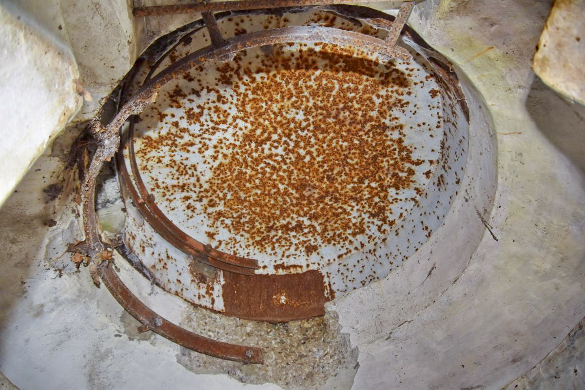 Ligne Maginot - OBERWALD EST CENTRE - (Blockhaus pour arme infanterie) - Intérieur de la coupole. - Daniel Froehly