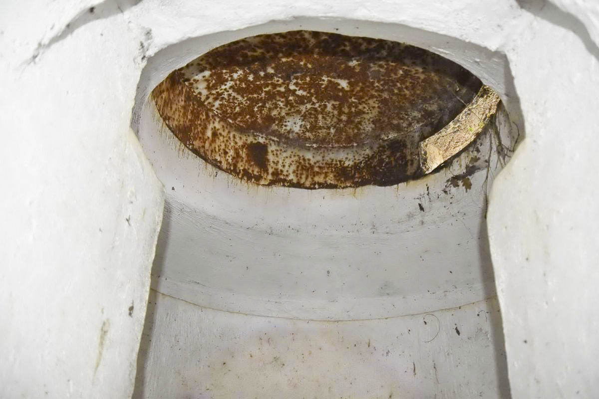 Ligne Maginot - OBERWALD EST 3 - (Blockhaus pour arme infanterie) - Intérieur de la coupole - D.Froehly