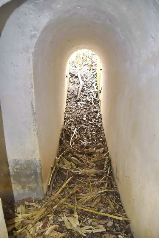 Ligne Maginot - OBERWALD SUD EST 2 - (Blockhaus pour arme infanterie) - Couloir avec vue sur l'entrée - D.Froehly