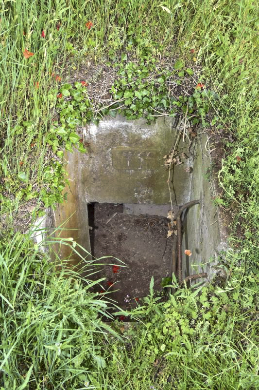Ligne Maginot - SAINT HUBERT 2 - (Blockhaus pour arme infanterie) - Entrée sud avec cartouche '1935' - Daniel Froehly