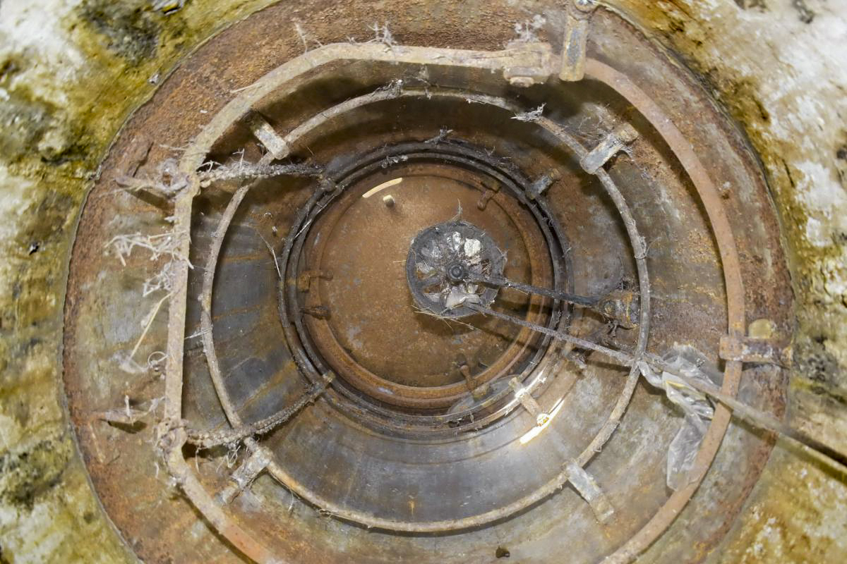 Ligne Maginot - TOUR BASTIONNEE 3 (CM N°1/I/28° RIF) - (PC de Sous-Quartier) - Coupole d’observation. - D.Froehly