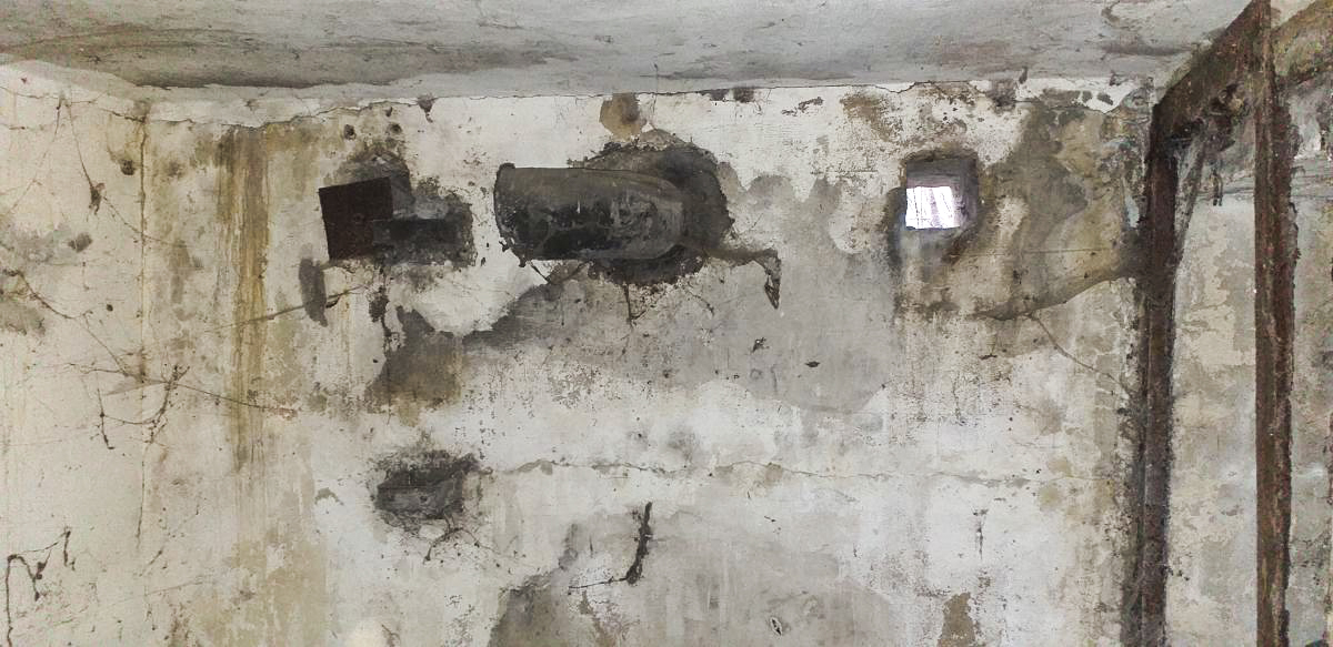 Ligne Maginot - 51 - BUSSIERES - (PC de Sous-Quartier) - Chambre de tir sud - ventilation - Les Gardiens du Rhin