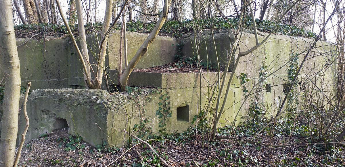Ligne Maginot - 51 - BUSSIERES - (PC de Sous-Quartier) - Entrée sud - Les Gardiens du Rhin