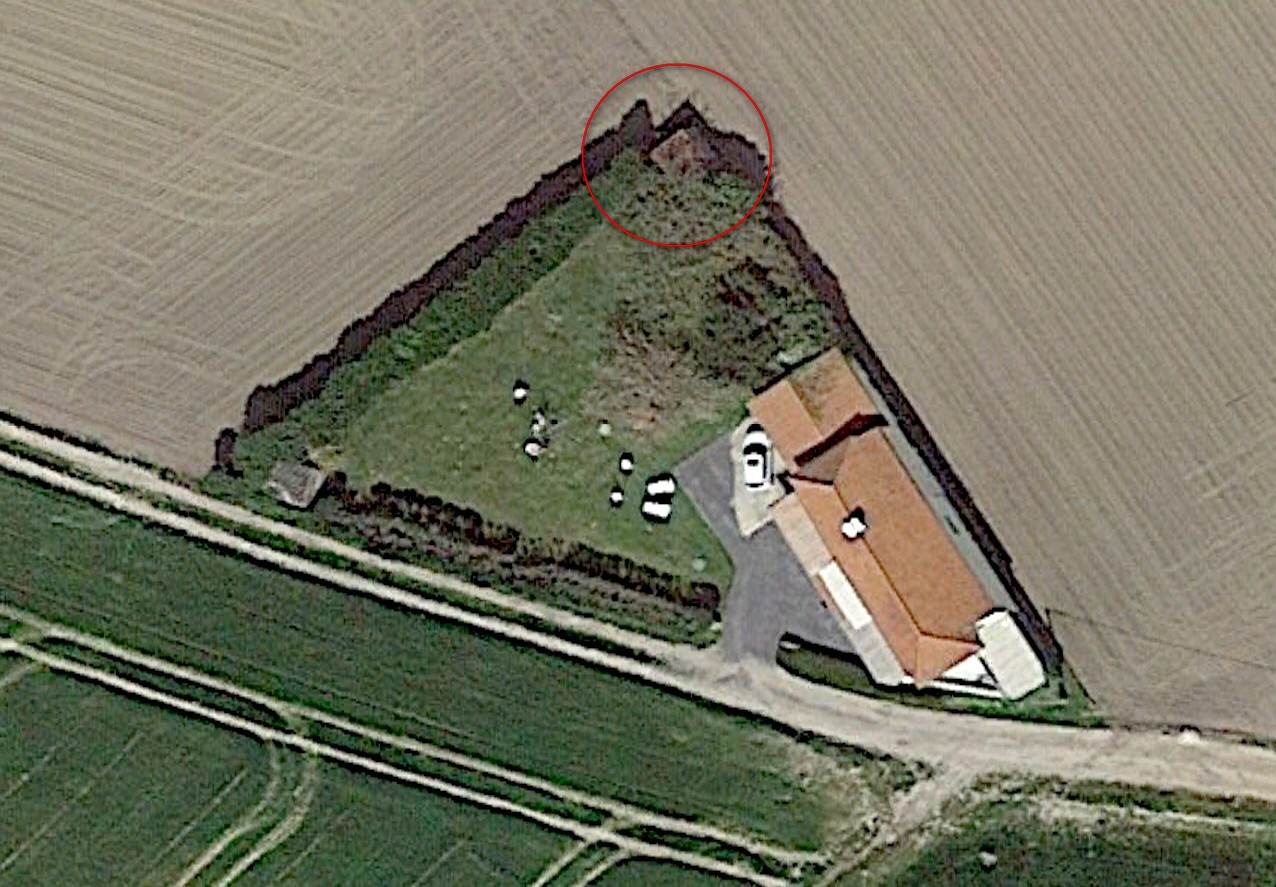 Ligne Maginot - B350 - RUE DU MOULIN - (Blockhaus pour canon) -  - GoogleEarth 2019