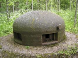 Ligne Maginot - SOETRICH - A11 - (Ouvrage d'artillerie) - Entrée munitions
Vue rapprochée de l'une des deux cloches GFM de l'entrée
