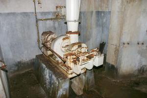 Ligne Maginot - SOETRICH - A11 - (Ouvrage d'artillerie) - Bloc 5
Etage inférieur  - Le système de ventilation spécifique à la tourelle