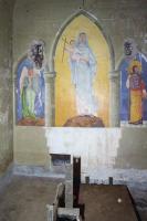 Ligne Maginot - SOETRICH - A11 - (Ouvrage d'artillerie) - Peinture murale du M1
La chapelle de l'ouvrage

Réalisation : 
Raymond Charpentier (1914-1987), 
Robert Tinet (1913-1990) du 2e Régiment du Génie
Caporal-chef Yves Cornet