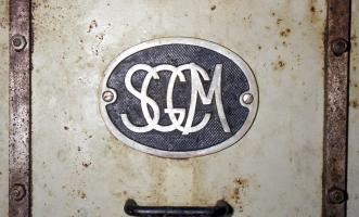 Ligne Maginot - SOETRICH - A11 - (Ouvrage d'artillerie) - L'usine électrique
Plaque moteur
Début des années 1980
