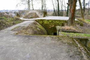 Ligne Maginot - Observatoire du FORT FOCH - Vue d'ensemble de la construction 