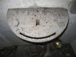 Ligne Maginot - HAUTE DIGUE 7 - (Blockhaus pour arme infanterie) - Chambre de tir
Détail guide circulaire créneau mitrailleuse gauche