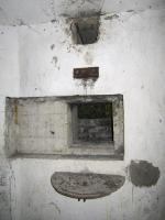 Ligne Maginot - HAUTE DIGUE 7 - (Blockhaus pour arme infanterie) - Chambre de tir
Détail créneau mitrailleuse gauche