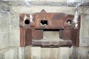 Ligne Maginot - PORT du RHIN Sud 18 ( Blockhaus pour arme infanterie ) - Détail de la trémie Pamart Lemaigre