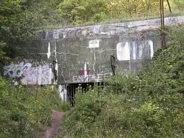 Ligne Maginot - METRICH - A17 - (Ouvrage d'artillerie) - Entrée des munitions merlonnée