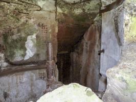 Ligne Maginot - PFAFFENSCHLICK SUD - (Blockhaus pour arme infanterie) - Le support d'arme vu par le créneau