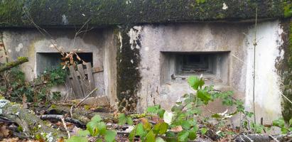 Ligne Maginot - DRACHENBRONN - (Blockhaus pour arme infanterie) - Créneaux mitrailleuses