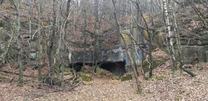 Ligne Maginot - HOCHWALD - RéDUIT - (Ouvrage d'infanterie) - L'entrée munitions du réduit