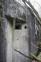 Ligne Maginot - HOCHWALD - (Ouvrage d'artillerie) - Bloc 3
Coffre de droite, créneaux pour jumelage de mitrailleuses et projecteur