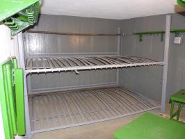Ligne Maginot - LAUDREFANG - A37 - (Ouvrage d'infanterie) - Bloc 3
Etage intermédiaire
Chambre des sous-officiers restaurée