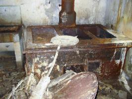 Ligne Maginot - LAUDREFANG - A37 - (Ouvrage d'infanterie) - Casernement
La cuisinière au charbon