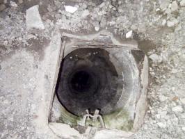 Ligne Maginot - INGOLSHEIM Est ( Casemate d'infanterie ) - L'intérieur de la casemate
Le puits
