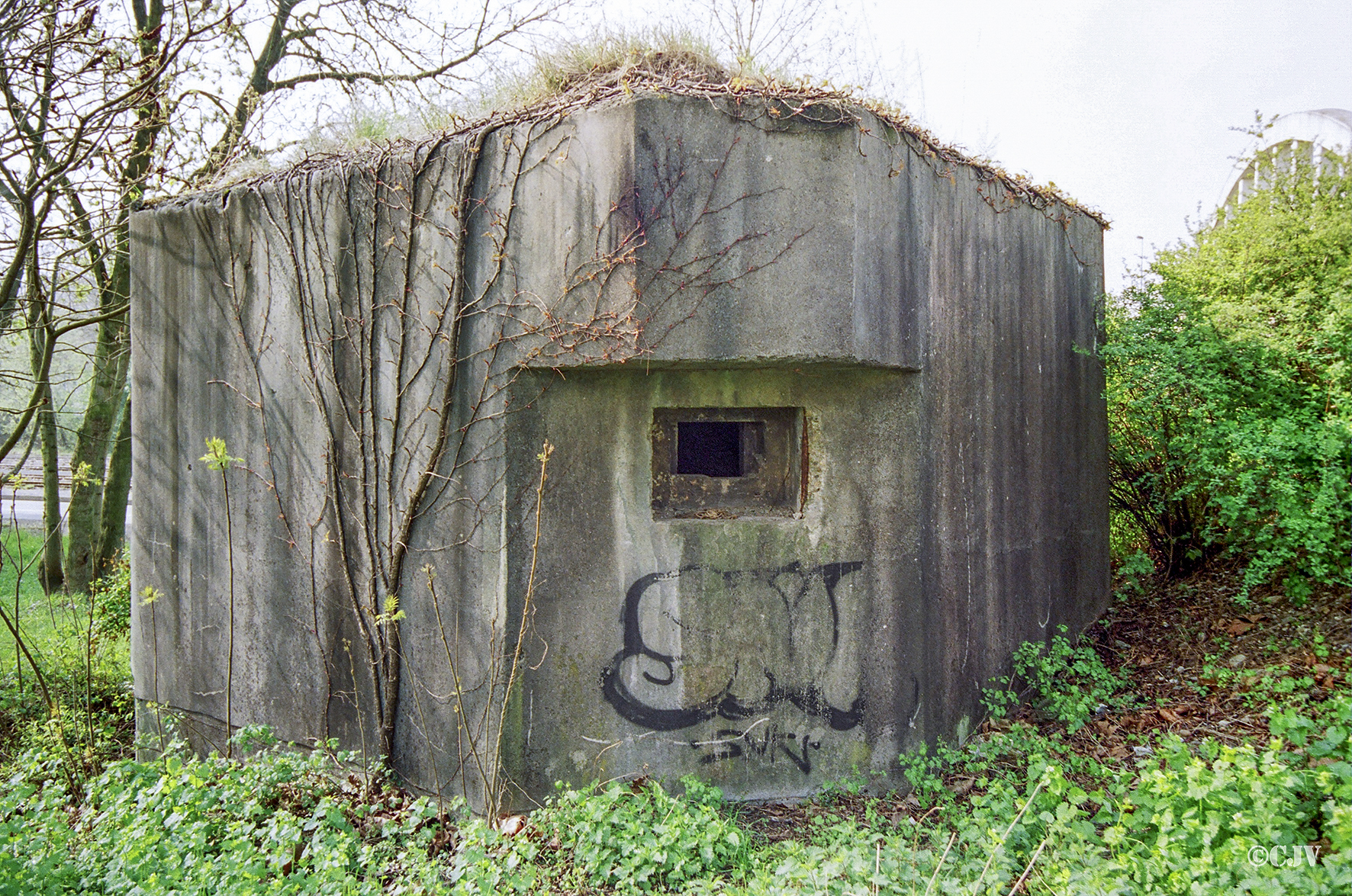 Ligne Maginot - 415D - PORT DU RHIN CENTRE 3 - (Blockhaus pour arme infanterie) - Créneau nord - Caspar Vermeulen