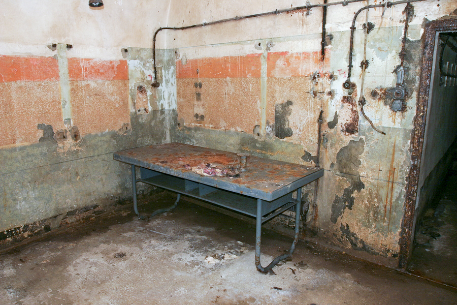 Ligne Maginot - SOETRICH - A11 - (Ouvrage d'artillerie) - Bloc 6
Le PC
Table à rallonge spécialement pensée pour les PC - ZEIG Marc