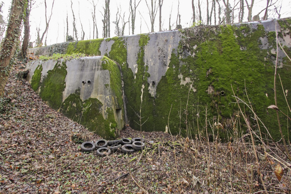 Ligne Maginot - FORT DUCROT - (PC de Secteur) - L'accès à la cour depuis le PC - Les Gardiens du Rhin