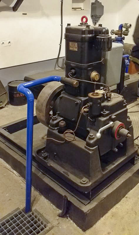 Ligne Maginot - FORT DUCROT - (PC de Secteur) - Usine
Moteur CLM - Les Gardiens du Rhin