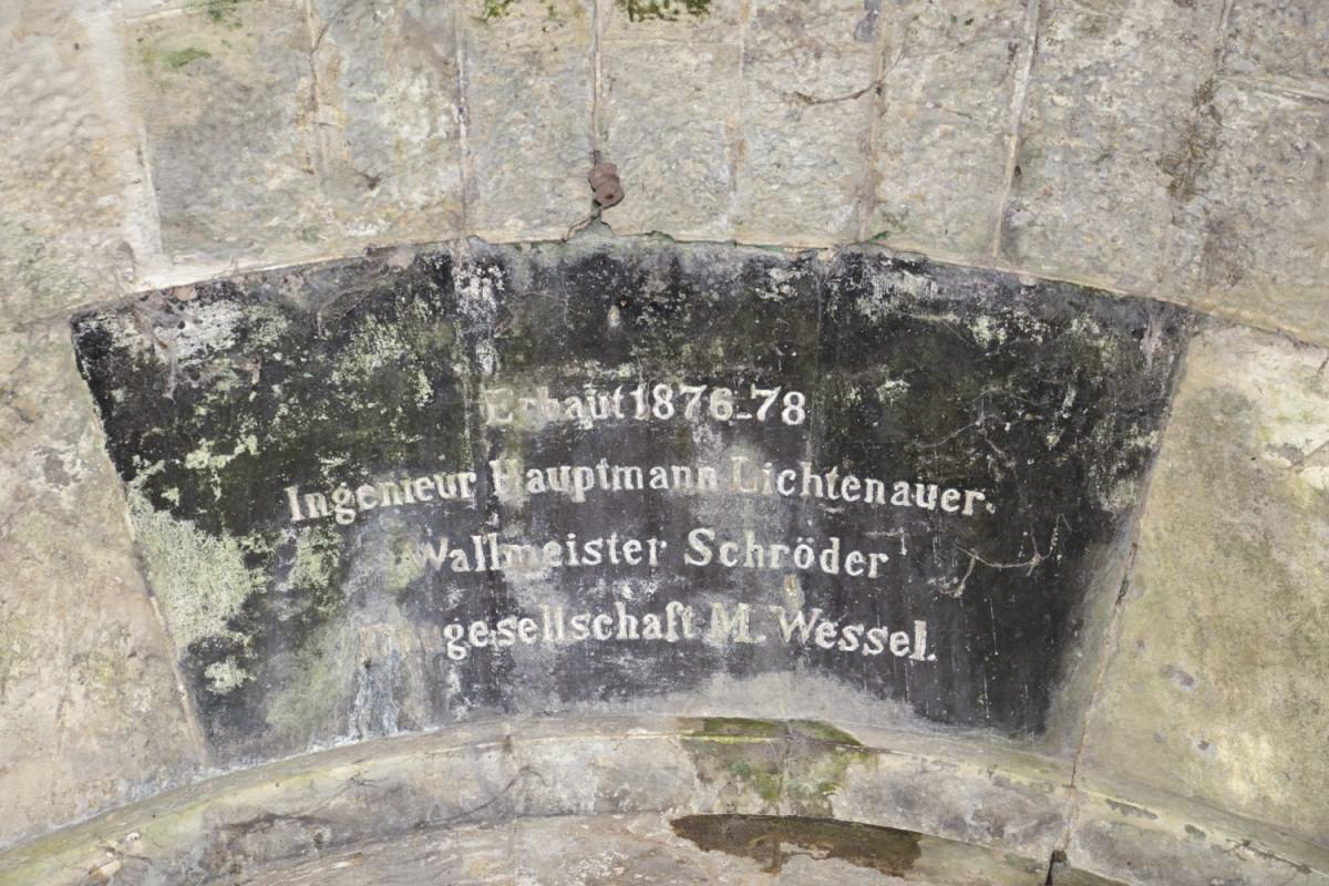 Ligne Maginot - FORT HOCHE - (Casernement) - Le cartouche de construction - A. SCHOEN