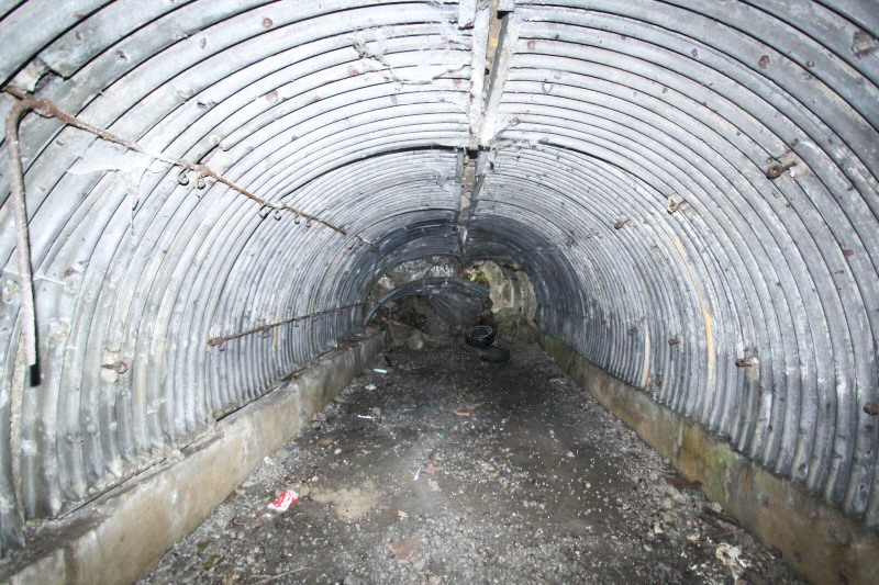 Ligne Maginot - POINT 126 - (PC de Sous-Quartier) - Vue intérieure de la chambrée - Les Gardiens du Rhin