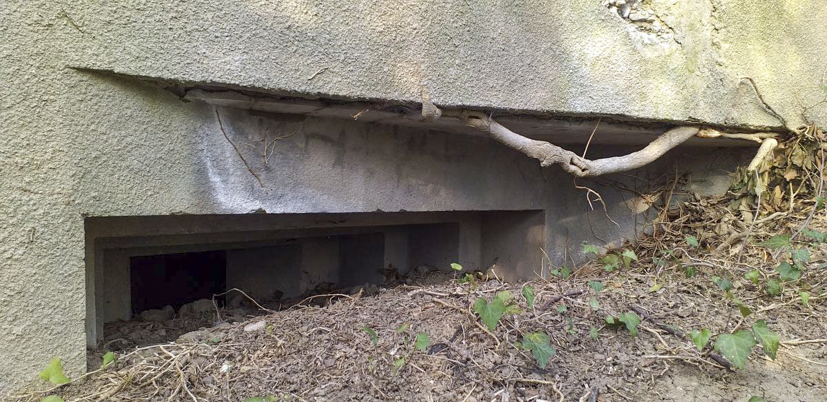 Ligne Maginot - I12 - (Blockhaus pour arme infanterie) - Détail du créneau gauche - Gregory Fuchs