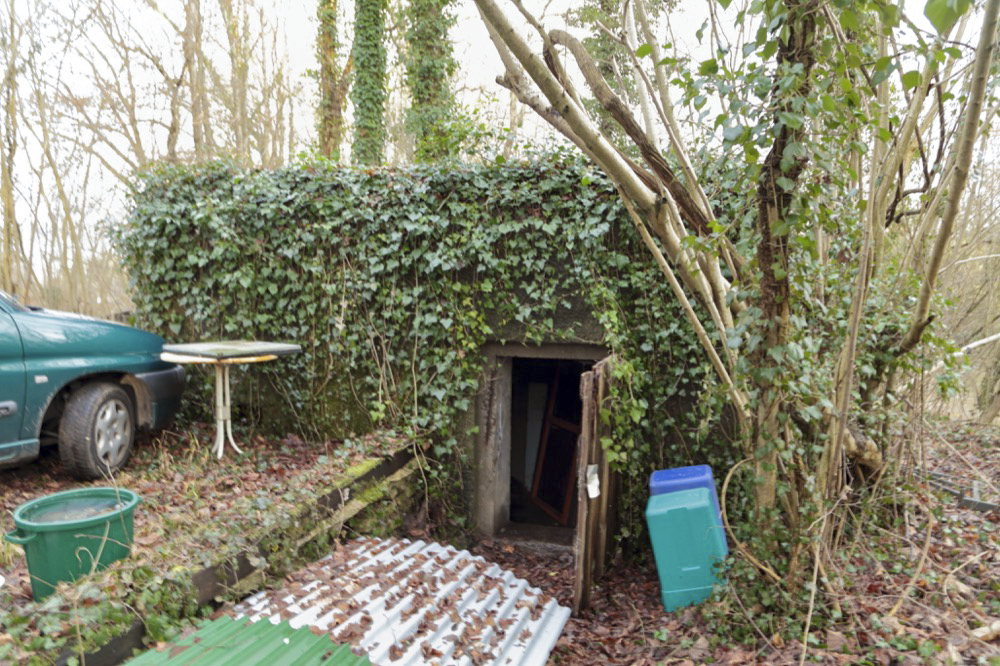 Ligne Maginot - NEUF-EMPERT 4 - (Blockhaus pour arme infanterie) - Façade de l'entrée - Les Gardiens du Rhin