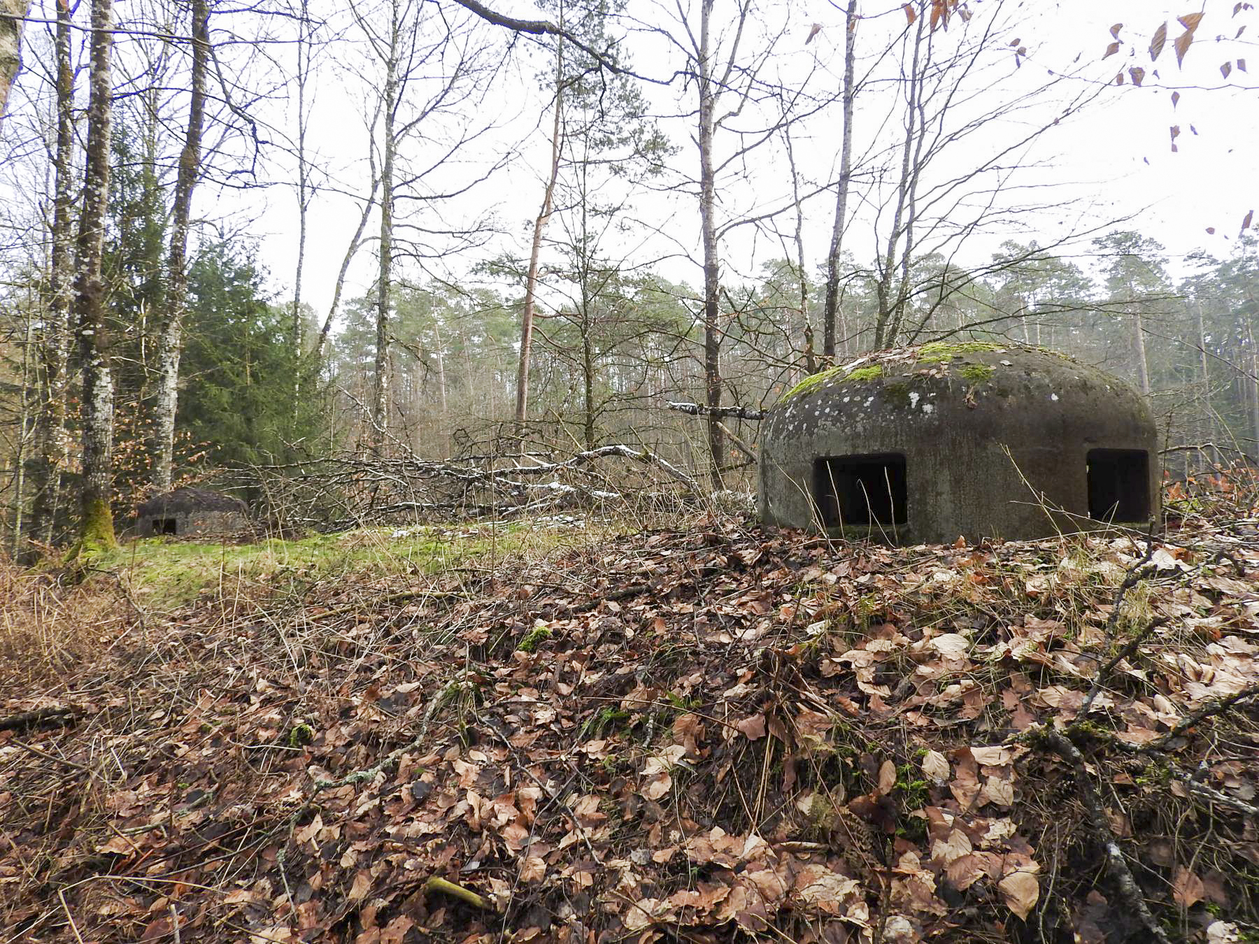 Ligne Maginot - NONNENKOPF - (Casemate d'infanterie - Double) - Les deux cloches GFM type A - STENGER Mathieu
