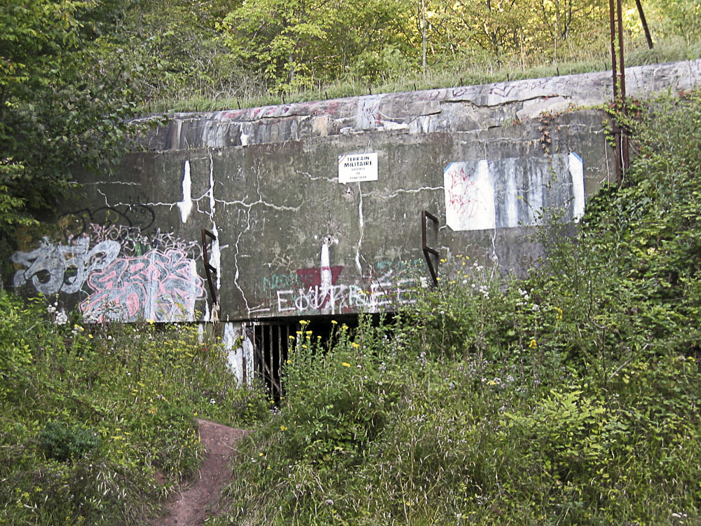 Ligne Maginot - METRICH - A17 - (Ouvrage d'artillerie) - Entrée des munitions merlonnée - Michel Teiten