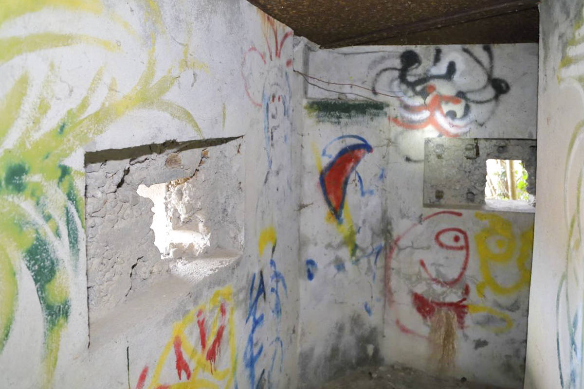 Ligne Maginot - ALTSCHOLLEN - (Blockhaus pour arme infanterie) - Intérieur de la caponnière - A. SCHOEN