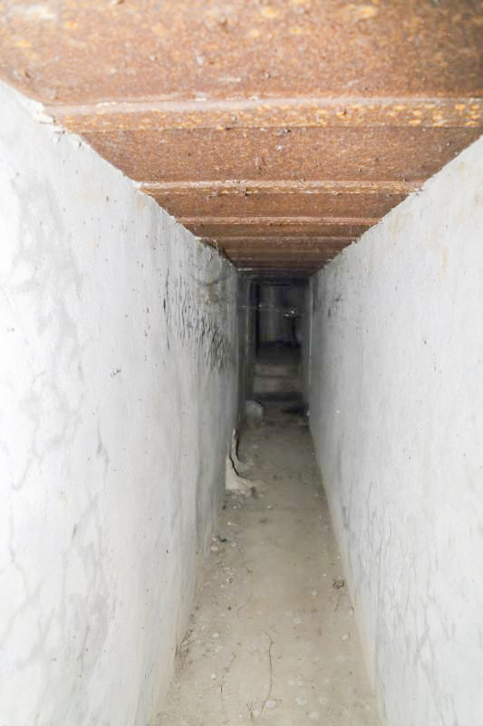 Ligne Maginot - ALTSCHOLLEN - (Blockhaus pour arme infanterie) - La galerie passant sous la digue - A. SCHOEN