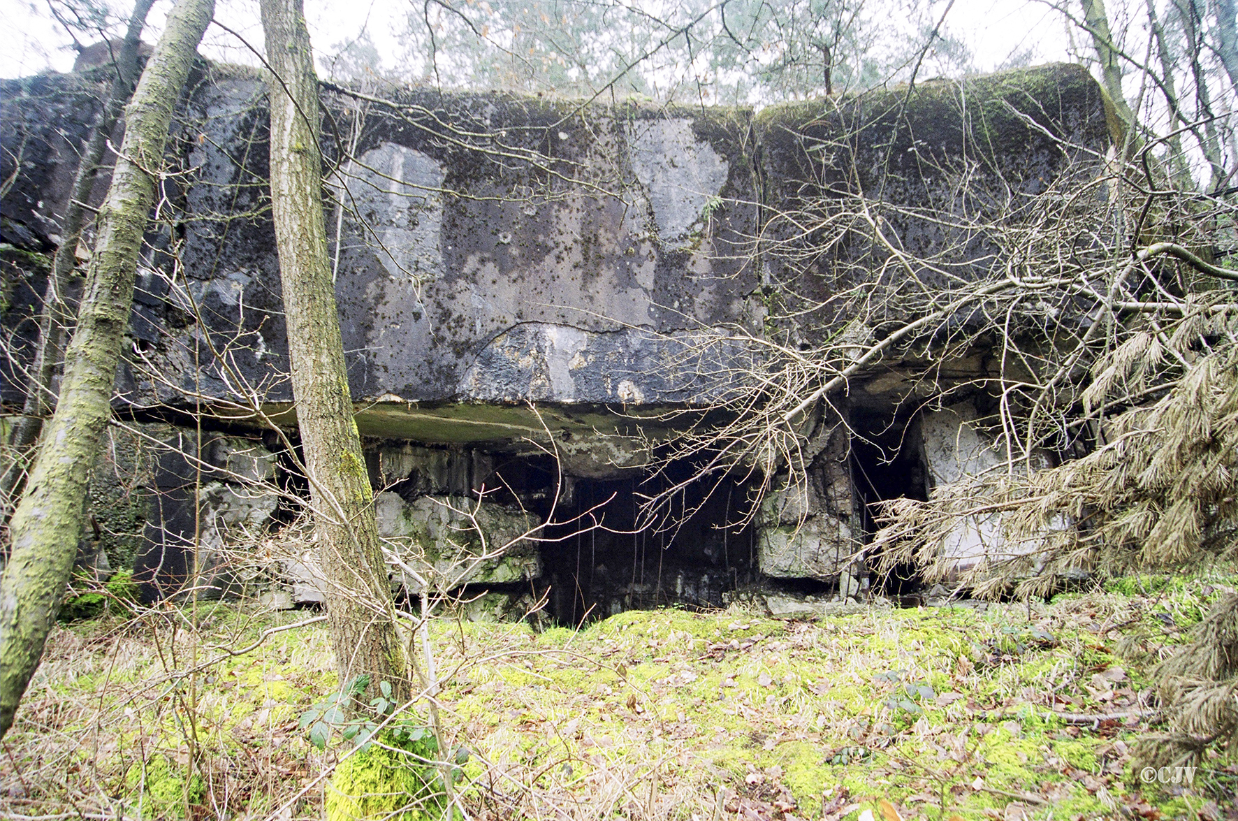 Ligne Maginot - HOCHWALD C1 ( Casemate d'infanterie ) - Façade de la casemate - Lia VERMEULEN