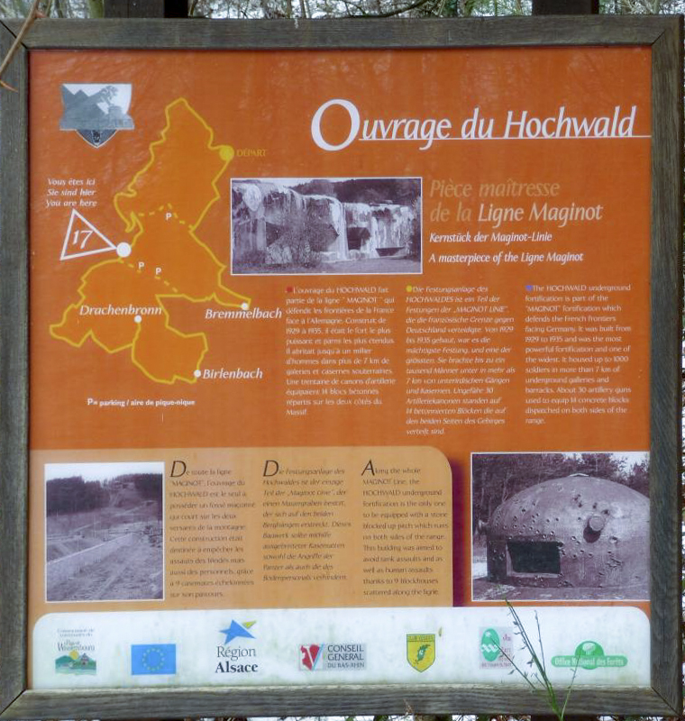 Ligne Maginot - HOCHWALD - (Ouvrage d'artillerie) - Près de la caserne à côté de la rue - KLINGEL Sven