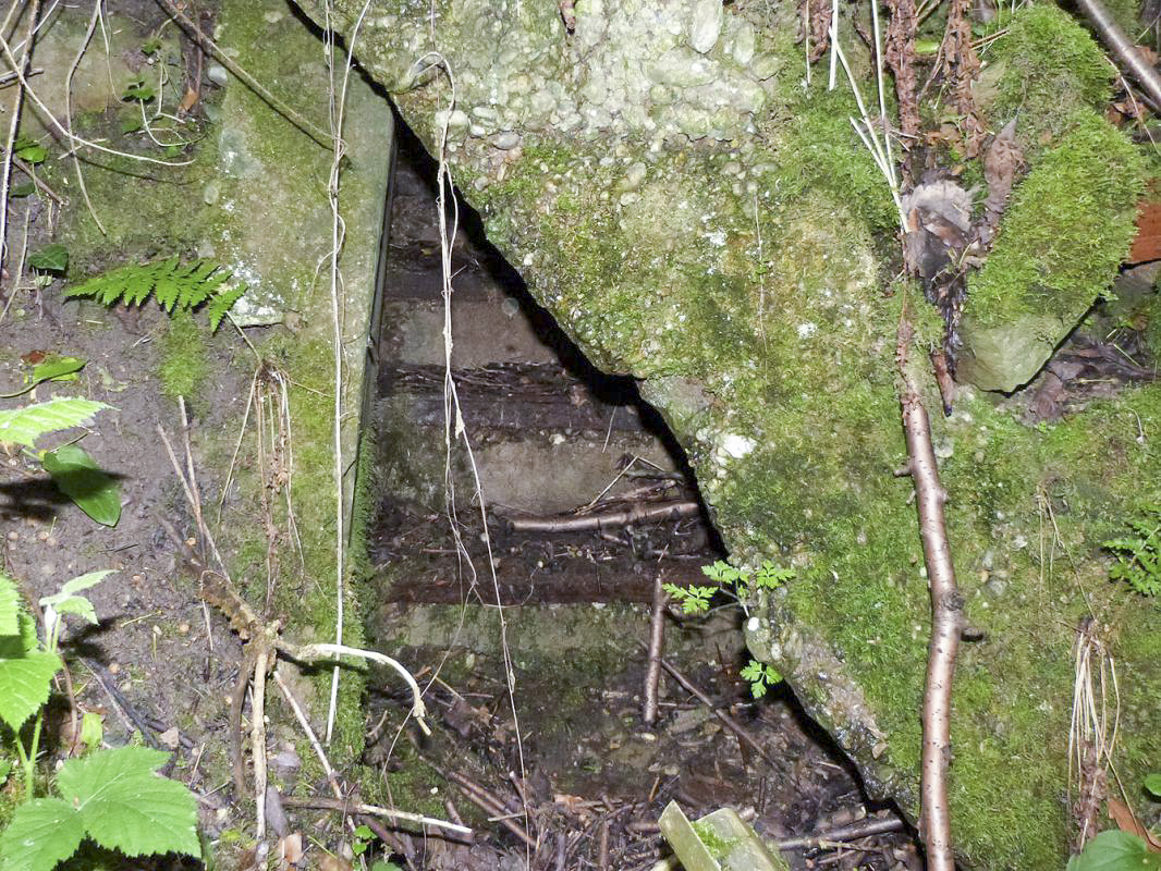 Ligne Maginot - CLIMBACH 4 - (Blockhaus pour canon) - Un escalier - JMBrams