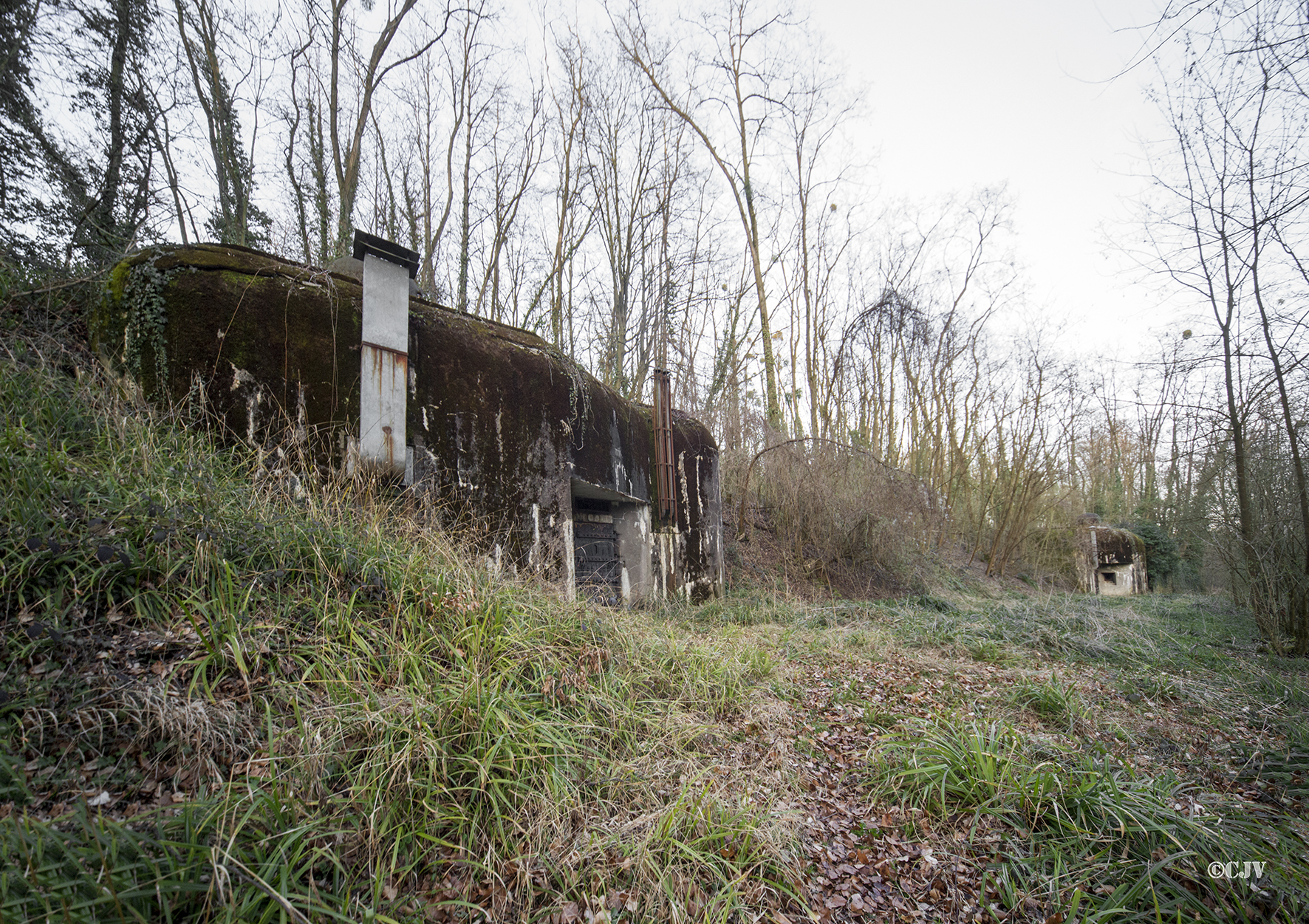 Ligne Maginot - GRASERSLOCH - (Abri) - Les deux entrées - Lia VERMEULEN
