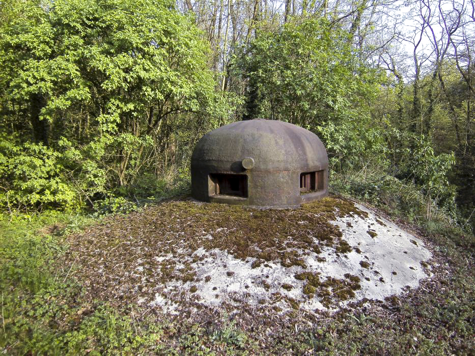 Ligne Maginot - GRASERSLOCH - (Abri) - La cloche GFM du coffre d'entrée est - GLÜCKSJÄGER GJ13