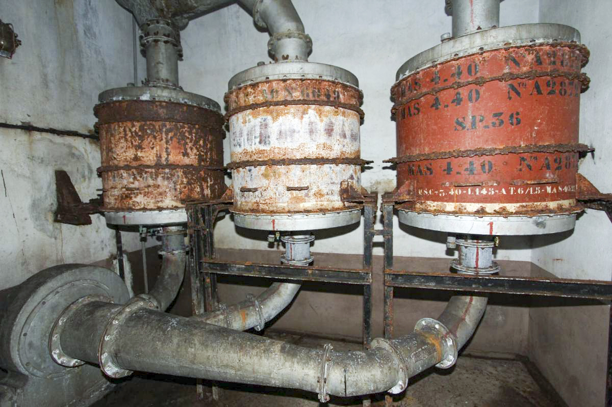 Ligne Maginot - GRASERSLOCH - (Abri) - Le système de ventilation  et de filtrage de l'air - GRAMI