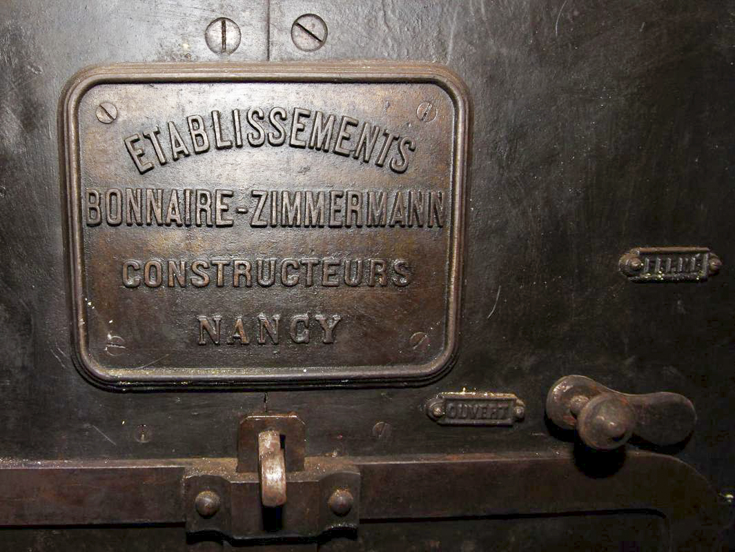 Ligne Maginot - GRASERSLOCH - (Abri) - La cuisinière à charbon
Détail - GRAMI