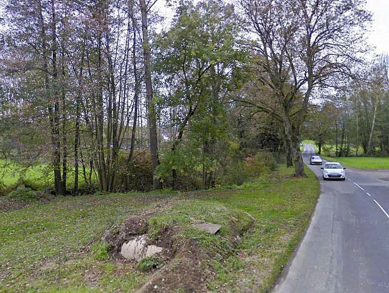 Ligne Maginot - HQ2 ( Chambre de coupure ) - Vue d'ensemble - GOOGLE - StreetView