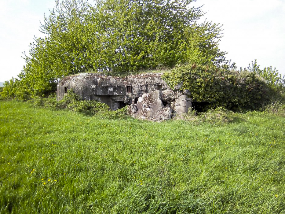 Ligne Maginot - INGOLSHEIM Ouest ( Casemate d'infanterie ) - Vue extérieure de la casemate - GLÜCKSJÄGER GJ13