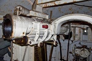 Ligne Maginot - MONTE GROSSO (MG) - E02 - (Ouvrage d'artillerie) - Bloc 5 
Tourelle de 75 mle 33
Vue de l'un des tubes