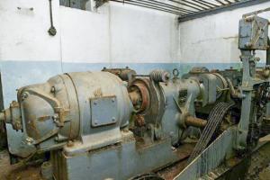 Ligne Maginot - LAVOIR - (Ouvrage d'artillerie) - Plan incliné
Treuil du monte-wagonnet